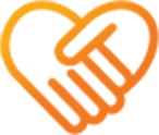 Graphic of hands in the shape of a heart