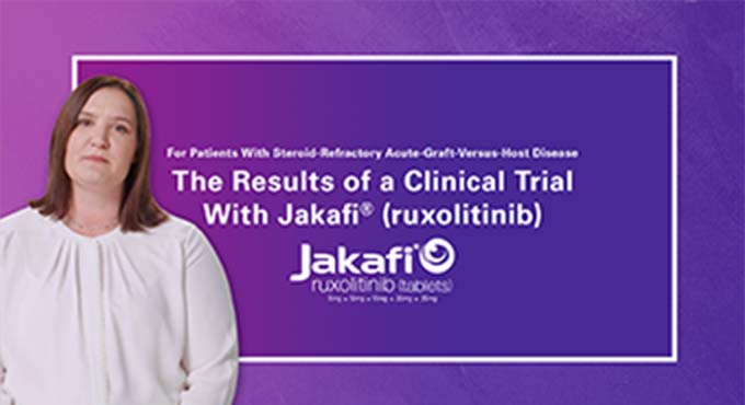 Video about The Results of a Clinical Trial With Jakafi in Steroid-Refractory Acute GVHD 