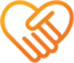 Graphic of hands in the shape of a heart