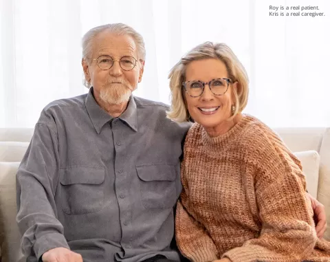 Image of Roy and Kris (Patient and caregiver)
