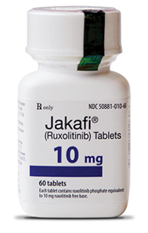 10 mg of Jakafi Bottle