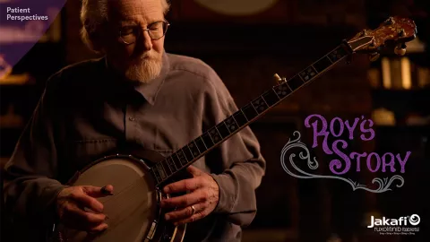 Embedded video of Roy discussing his GVHD journey