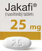 Jakafi® ruxolitinib 25 mg tablet