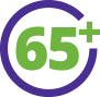 65+ graphic