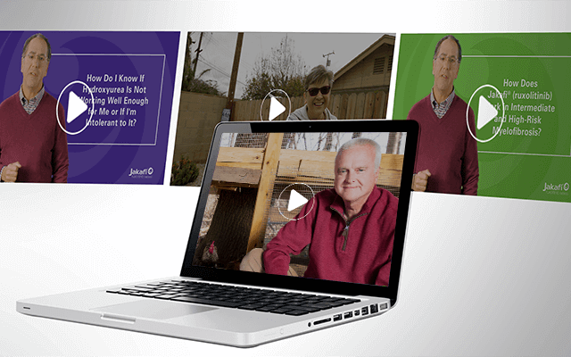 Image of a laptop with Rob's video on the screen