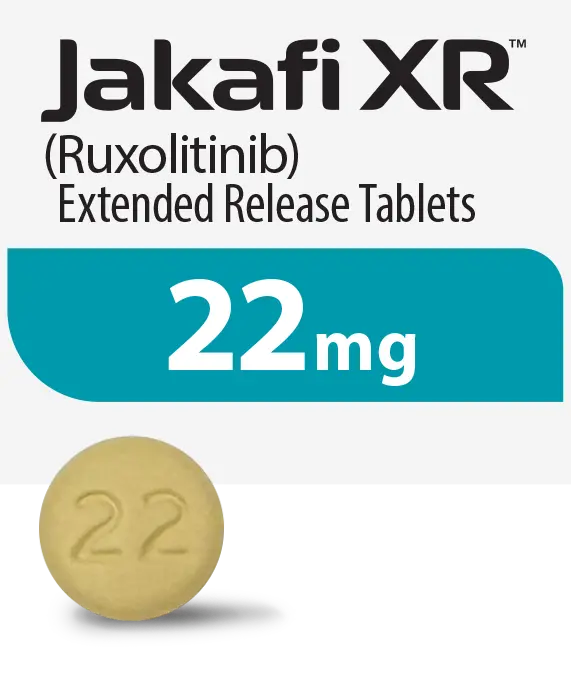 Jakafi XR ruxolitinib 22 mg tablet