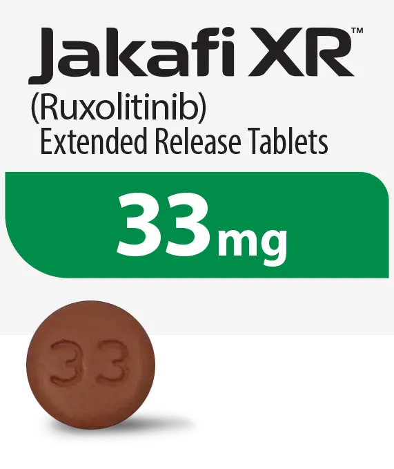 Jakafi XR ruxolitinib 33 mg tablet