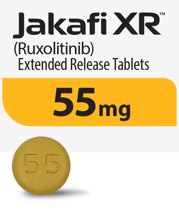 Jakafi XR ruxolitinib 55 mg tablet