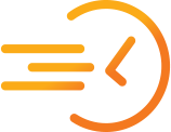 Graphic of a clock