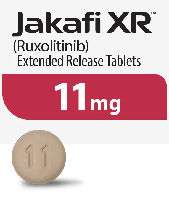 Jakafi XR ruxolitinib 11 mg tablet