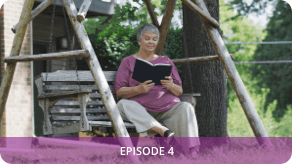 Image of a woman reading a book for Episode 4 – Reflecting on the Possibilities