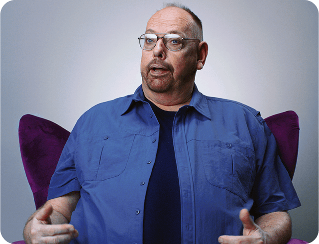 Image of a man in a blue shirt for Episode 3 – Discovering the Power of Partnership