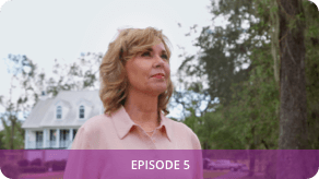 Image of a woman standing outside for The Purple Chair Episode 5 – We Are Not Alone